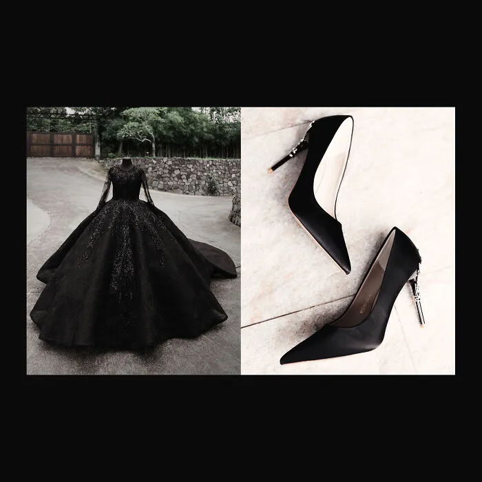 I Photographed An All-Black Themed Wedding, And It Turned Out Spectacularly (40 Pics)