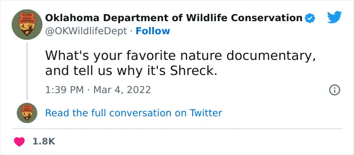 40 Tweets From The Official Oklahoma Department Of Wildlife Conservation That Might Make You Laugh