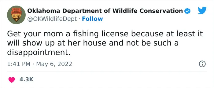 40 Tweets From The Official Oklahoma Department Of Wildlife Conservation That Might Make You Laugh