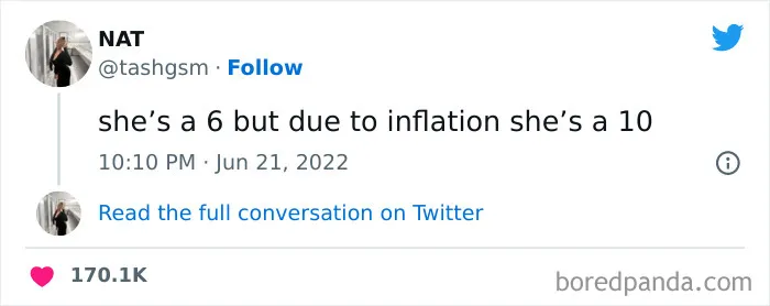 Due To Inflation She's A 10