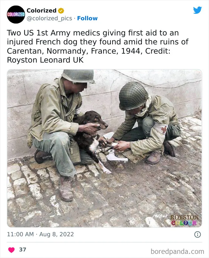 40 Stunning Colorized Historical Photos That Offer A New Perspective On History, As Shared On This Twitter Page