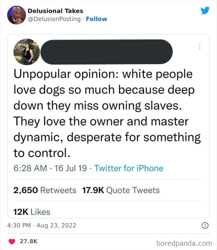 This Page Shares The Most ‘Delusional Takes’ Posted By People Online, And Here Are 35 Of The Worst Posts