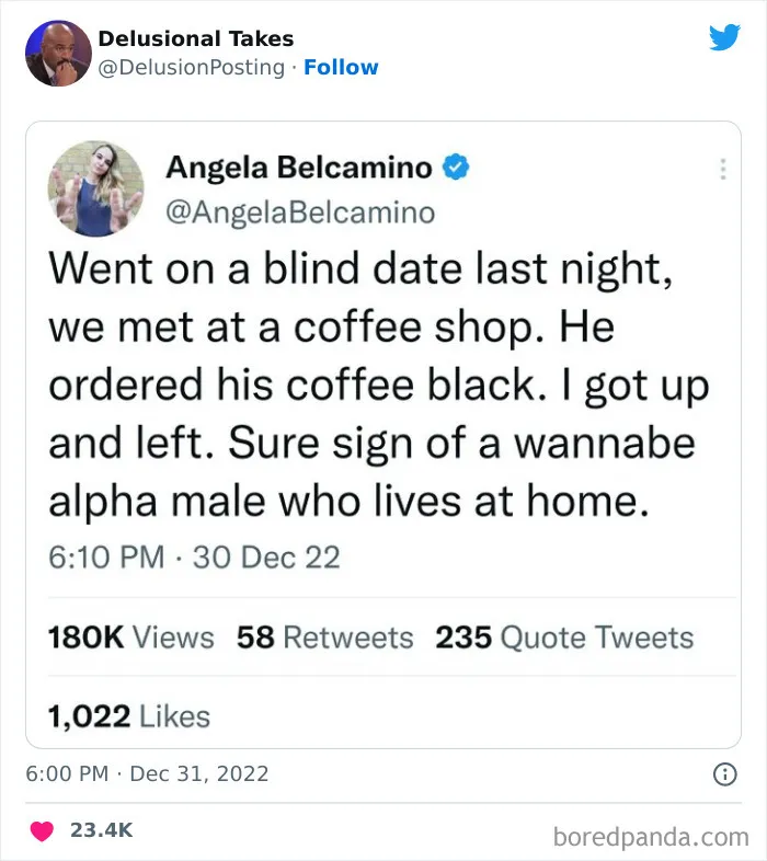 This Page Shares The Most ‘Delusional Takes’ Posted By People Online, And Here Are 35 Of The Worst Posts