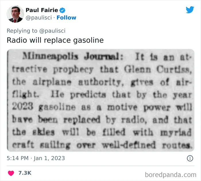 17 Predictions For 2023 People Had 100 Years Ago
