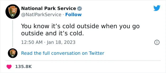 National Park Service Hired The Perfect Social Media Person As Their Tweets Are Hilarious So Here Are 34 Of The Best Ones
