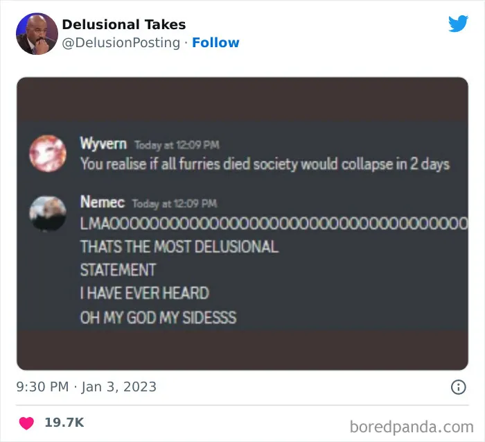 This Page Shares The Most ‘Delusional Takes’ Posted By People Online, And Here Are 35 Of The Worst Posts