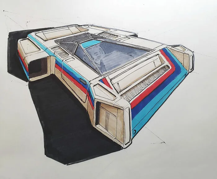 Retro-futuristic design