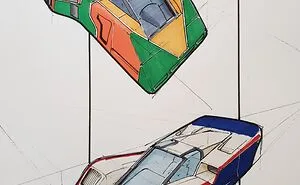 I Am Passionate About Retro-Futurism, Here Are My 30 Sketches Of The Nostalgic Future