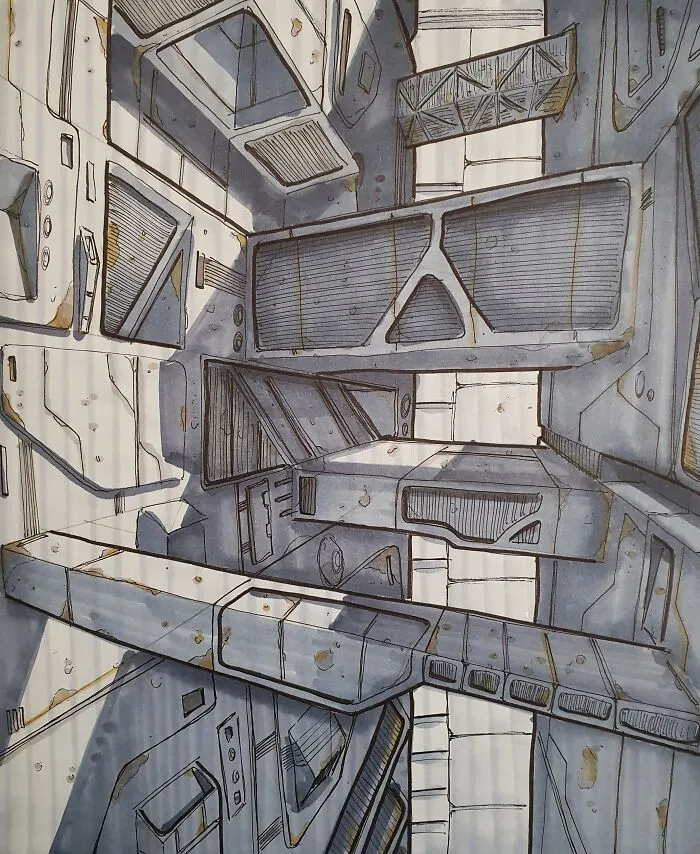 I Am Passionate About Retro-Futurism, Here Are My 30 Sketches Of The Nostalgic Future