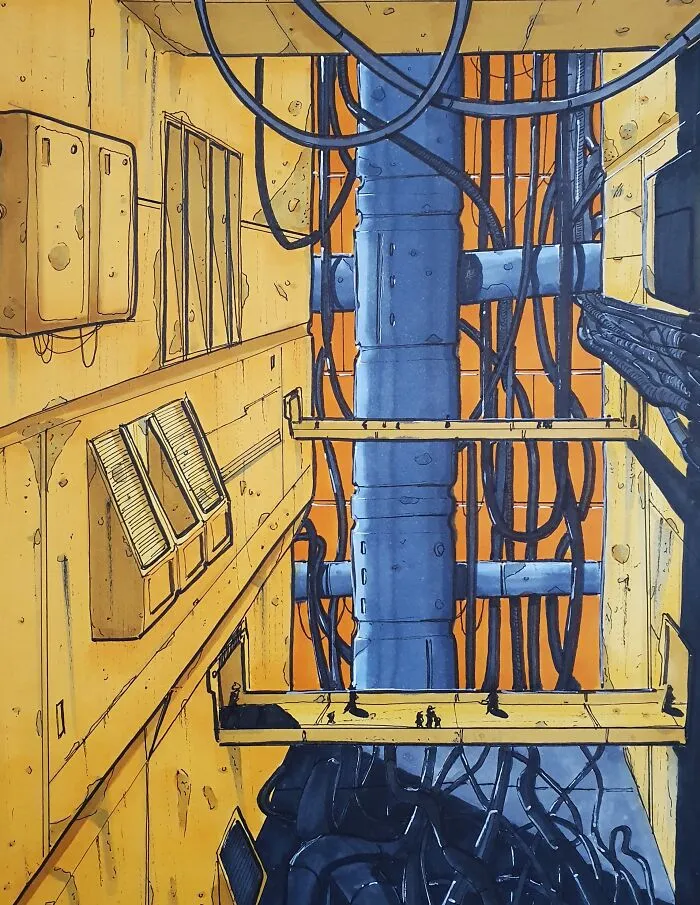 I Am Passionate About Retro-Futurism, Here Are My 30 Sketches Of The Nostalgic Future