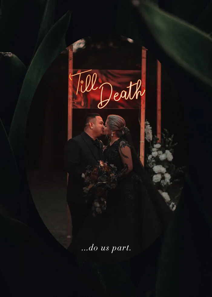 I Photographed An All-Black Themed Wedding, And It Turned Out Spectacularly (40 Pics)
