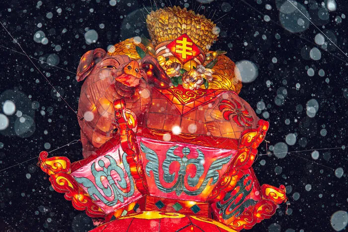 Mis 15 imágenes del Festival de los Farolillos de Nagasaki en la nieve, algo poco frecuente