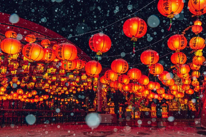 Mis 15 imágenes del Festival de los Farolillos de Nagasaki en la nieve, algo poco frecuente