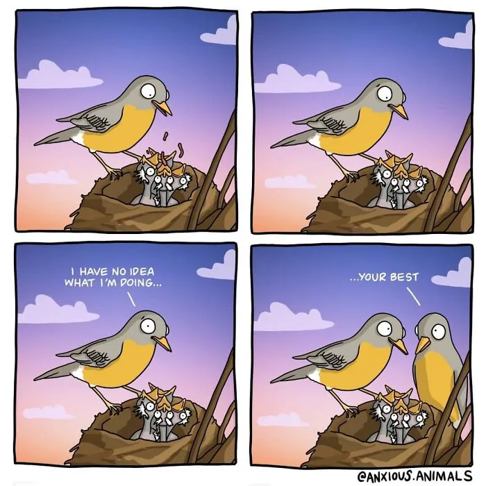 30 “Anxious Animals” Comics That Perfectly Sum Up The Struggle Of Anxious Thoughts (New Pics)