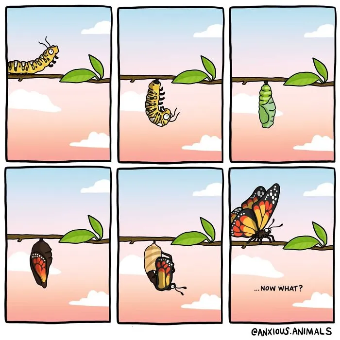 30 “Anxious Animals” Comics That Perfectly Sum Up The Struggle Of Anxious Thoughts (New Pics)