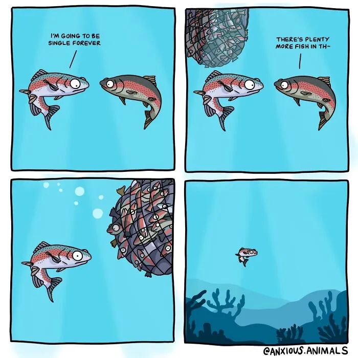 30 “Anxious Animals” Comics That Perfectly Sum Up The Struggle Of Anxious Thoughts (New Pics)