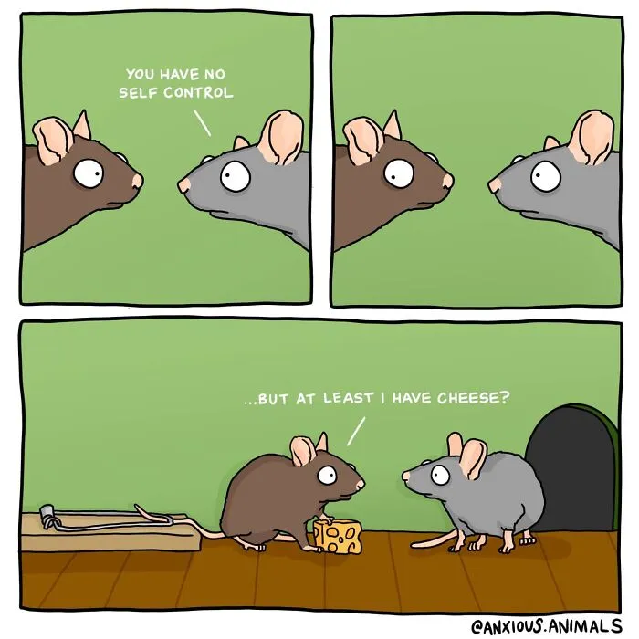 30 “Anxious Animals” Comics That Perfectly Sum Up The Struggle Of Anxious Thoughts (New Pics)