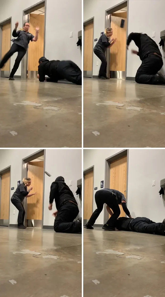 Trying To Scare A Coworker