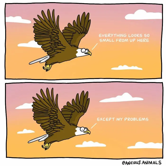 30 “Anxious Animals” Comics That Perfectly Sum Up The Struggle Of Anxious Thoughts (New Pics)