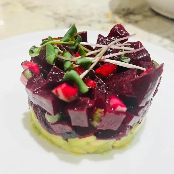 Ringmold Stacked Beet Salad