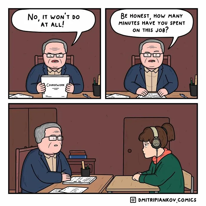 40 Dark-Humored Comics With Unexpected Twists By This Artist