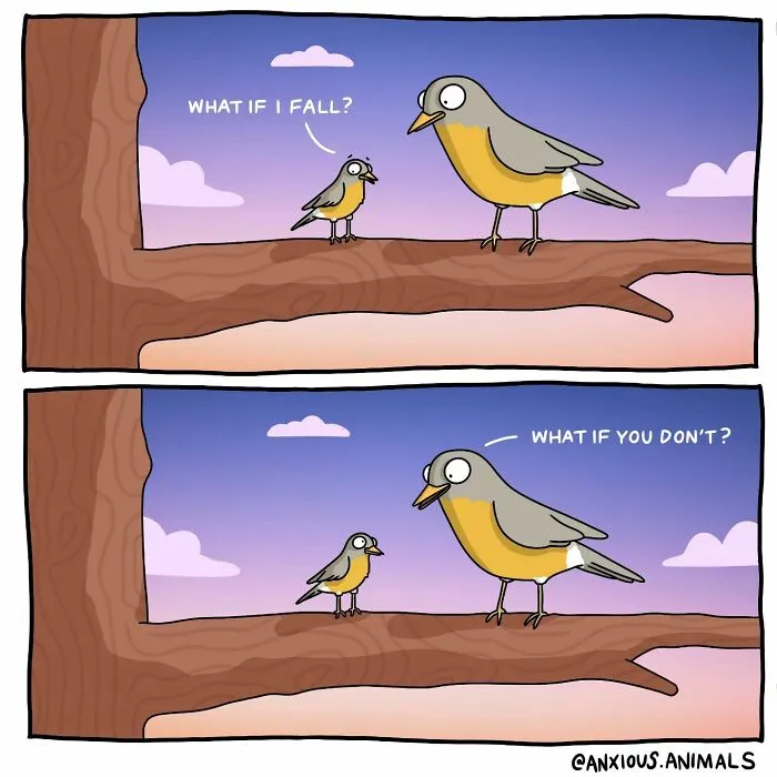 30 “Anxious Animals” Comics That Perfectly Sum Up The Struggle Of Anxious Thoughts (New Pics)