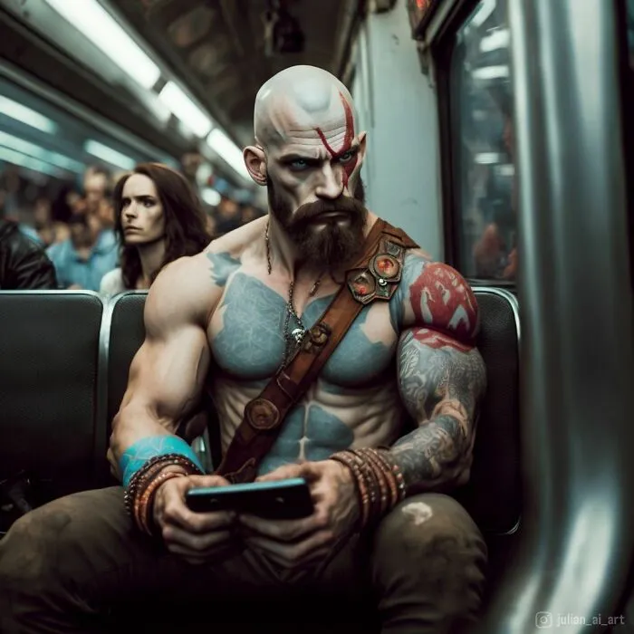 Kratos From The God Of War Series