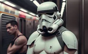 Artistic Vision Of Fictional Characters On The Subway Commute Created Using AI (30 Pics