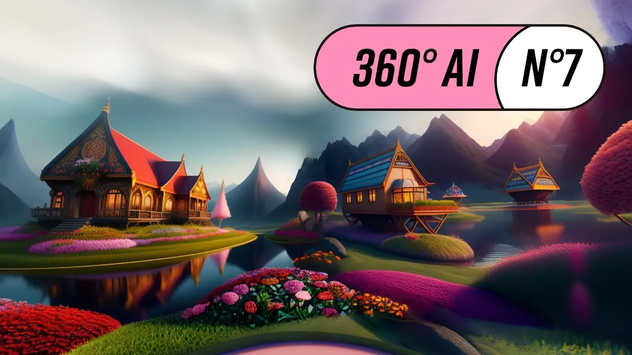 I Create 360° Illustrations With Ai