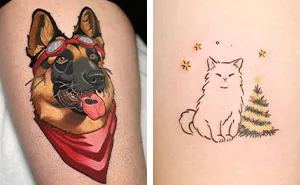 98 Pet Tattoos That Celebrate The Bond Between Humans And Their Pets