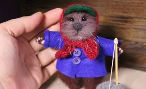 I Love Animals, Especially Otters, And That's Why I Create Them From Wool (5 Pics)