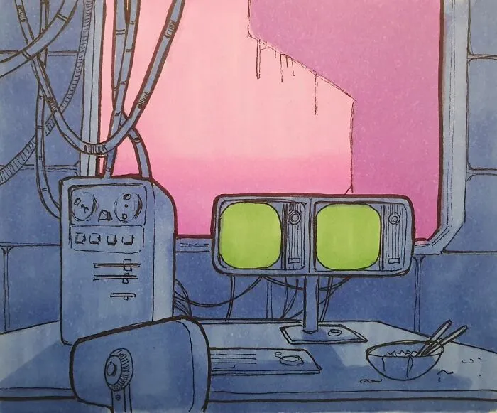 I Am Passionate About Retro-Futurism, Here Are My 30 Sketches Of The Nostalgic Future