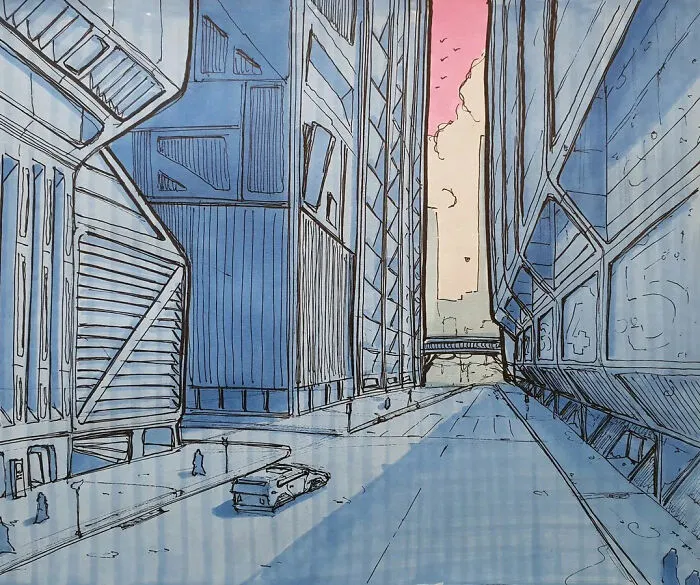 I Am Passionate About Retro-Futurism, Here Are My 30 Sketches Of The Nostalgic Future