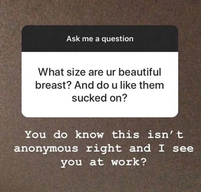 Instagram Questions Aren't Anonymous