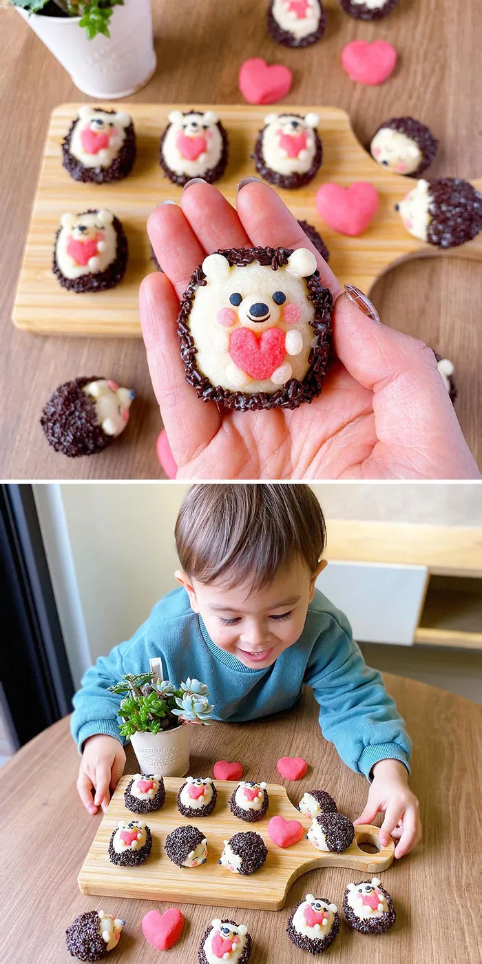 Will You Be Mine? Hedgehog German Cookies