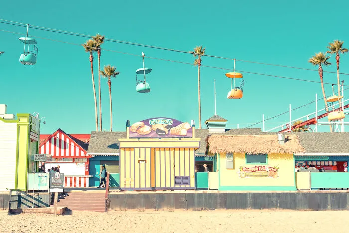 I Used Dreamy Colors To Capture California's Oldest Amusement Park