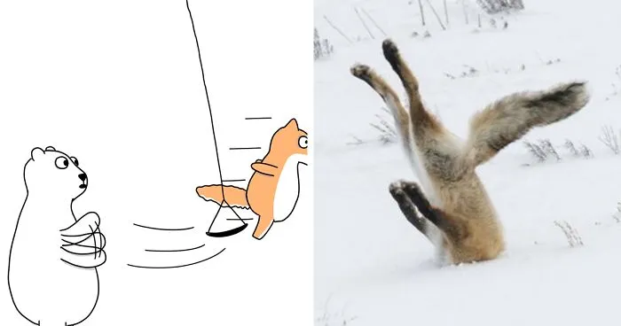 What I Think Happened Before These Popular Animal Pics Were Snapped (30 New Comics)