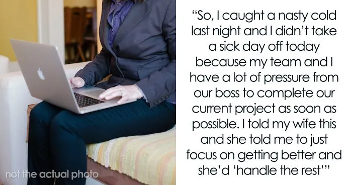 “She Locked Herself In My Office And Started Doing My Work”: Wife Pretends To Be Her Husband And Does His Job While He’s Sick