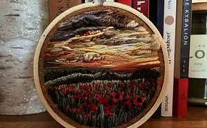 I Am A Textile Artist And I Create Tonal Impressionism Embroideries (14 Pics)