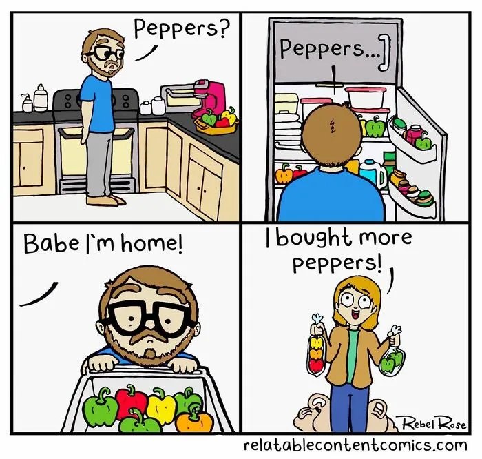 50 Funny And Cute Comics Inspired By The Artist's Life With Her Boyfriend And 3 Cats