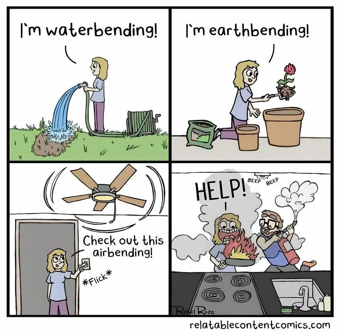 50 Funny And Cute Comics Inspired By The Artist's Life With Her Boyfriend And 3 Cats
