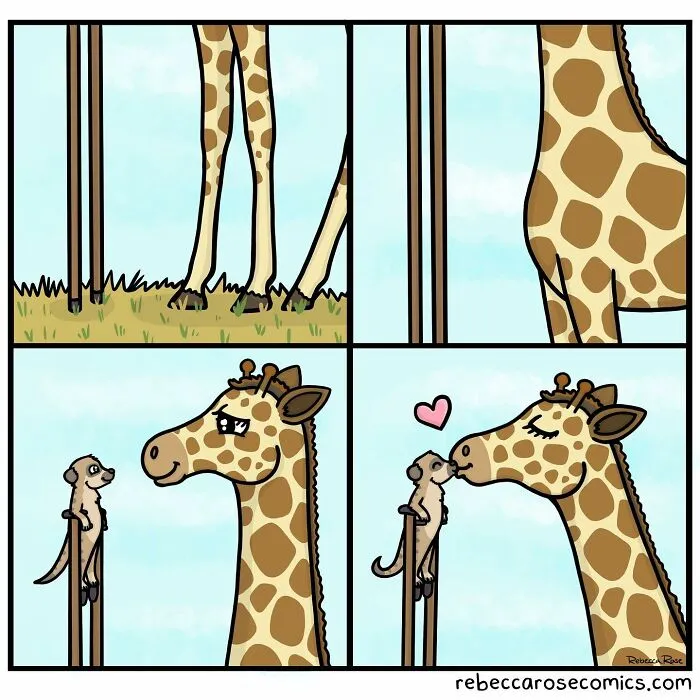 50 Funny And Cute Comics Inspired By The Artist's Life With Her Boyfriend And 3 Cats