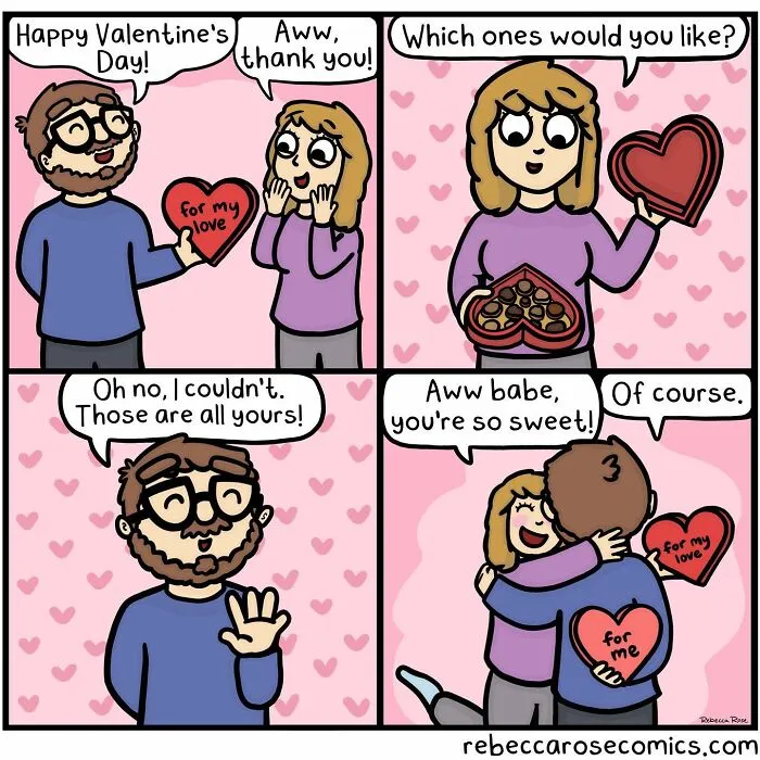 50 Funny And Cute Comics Inspired By The Artist's Life With Her Boyfriend And 3 Cats