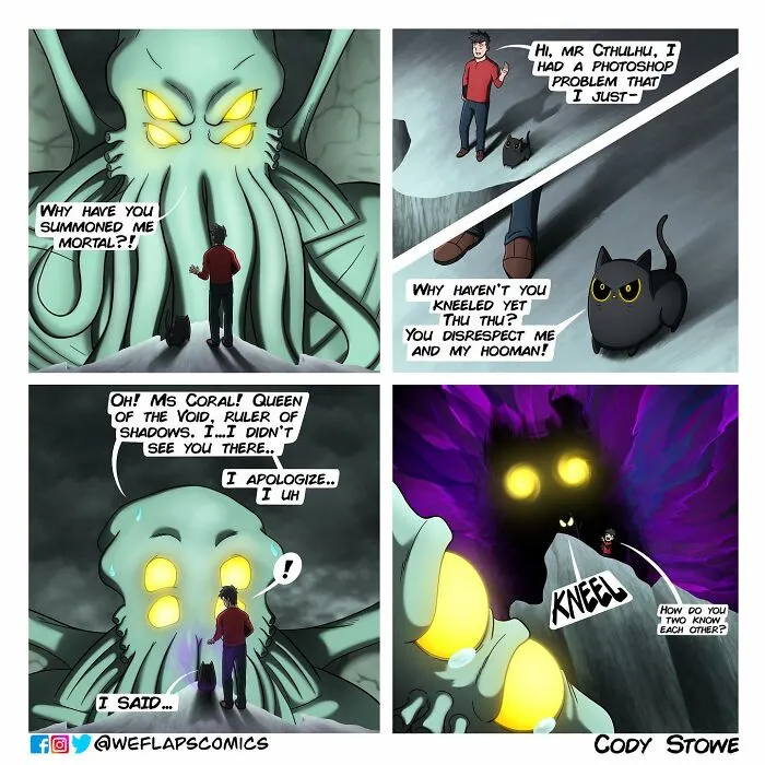 Funny Comics Illustrate The Quirks Of Living With A Cat By Cody Stone Stowe (40 New Pics)