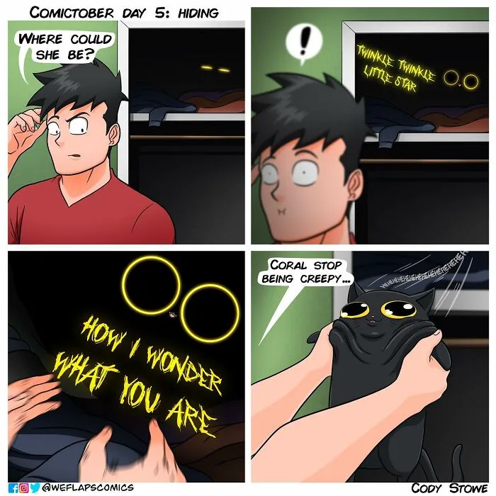 Funny Comics Illustrate The Quirks Of Living With A Cat By Cody Stone Stowe (40 New Pics)