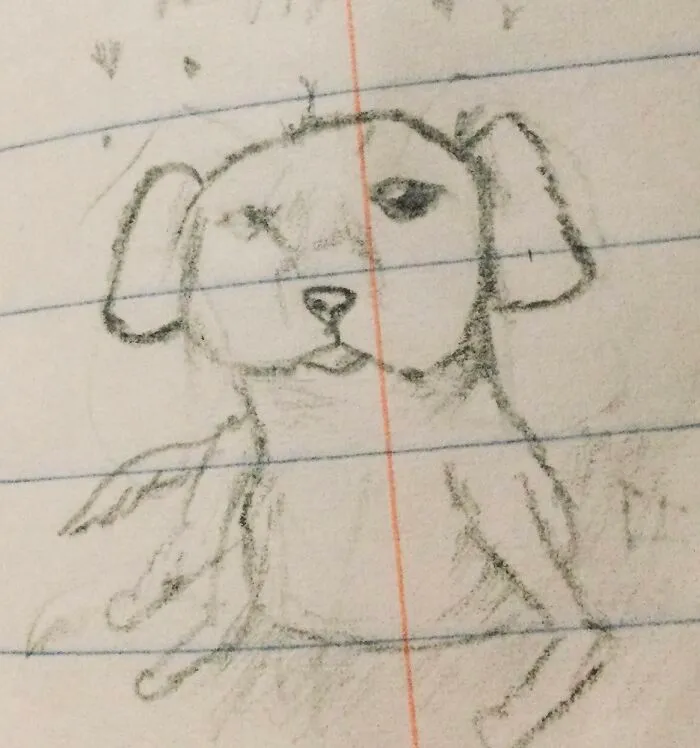 Doggy I Made During A Lengthy Math Lesson