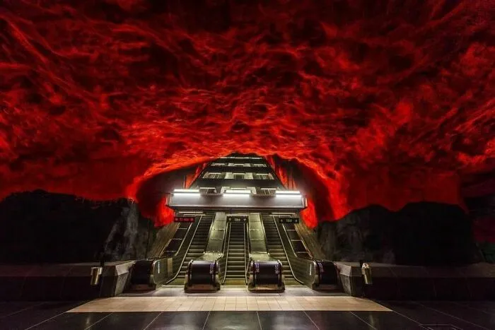 Estación Solna Centrum, Estocolmo, Suecia