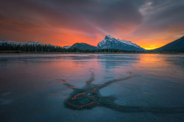 A photograph of wintery wonderland by Stanley Aryanto