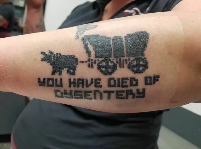 Funny Hand Tattoo