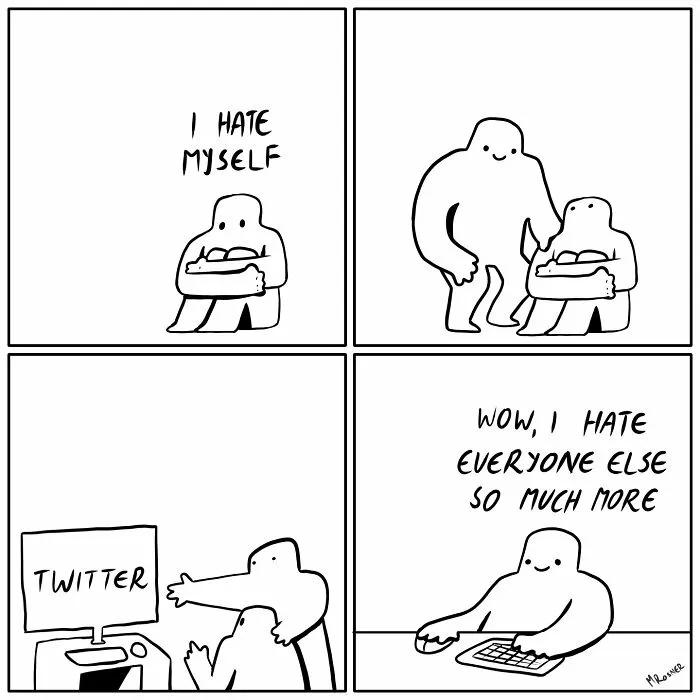 Artist Makes Comics That Are Cringeworthy But In The Best Way Possible, And Here Are The Newest 30 Comics